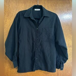 Yves Saint Laurent Black Button Down Shirt